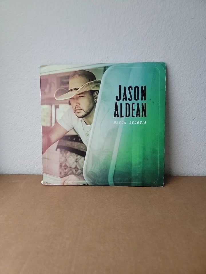 Jason Aldean Macon Georgia Limited Edition Green Marble Triple Vinyl Foto 2 de 4
