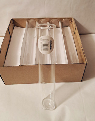 10 x Reagenzglas mit flachem Boden 3 x 15 cm, basteln, Experiment, Blumen , Glas