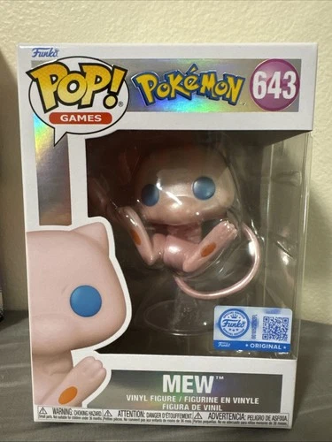 Funko Pop Mew Pearlescent Pokemon Center Exclusive # 643 IN HAND NEW
