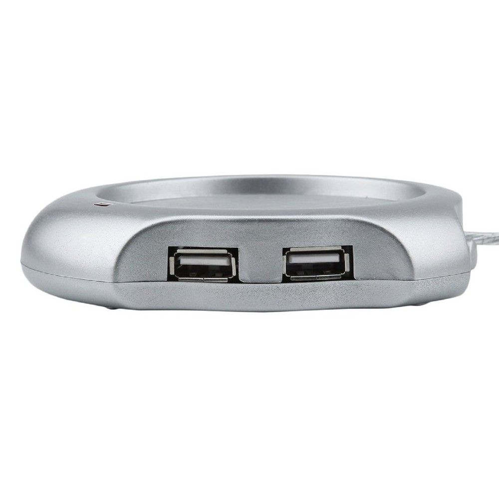 USB Hub&Warmer Warm Tea Coffee Cup Mug Warmer Liquid Temperature Electric Warmer