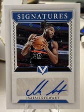 2022-23 Panini Chronicles - Vertex Signatures Isaiah Stewart #VS-ISW (AU)