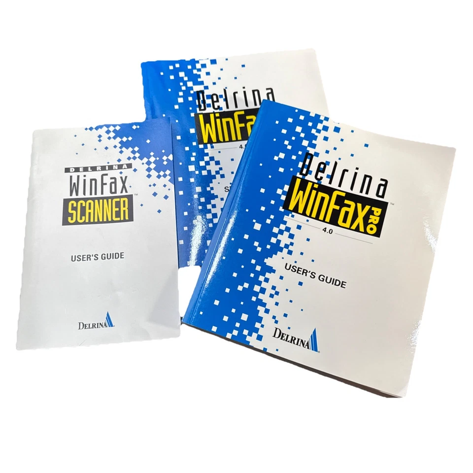 Delrina WinFax Scanner Upgrade Fujitsu ScanPartner Jr PaperMaster Vtg Computer - Image 3 of 4