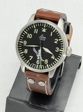 Laco 1925 Flieger Pro Stuttgart Pilot Automatic Custom Eagle 1 Glow Watch RARE