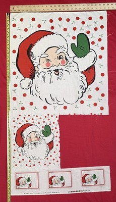 Swell Christmas Santa Panel Moda Urban Chiks | eBay
