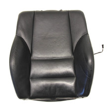 Bmw E46 99-06 Front Heated Sport Seat Black Leather Back Upper Cushion 8234946