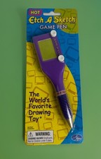 Rare Purple HOT Vintage Etch A Sketch Game Pen New Sealed Package