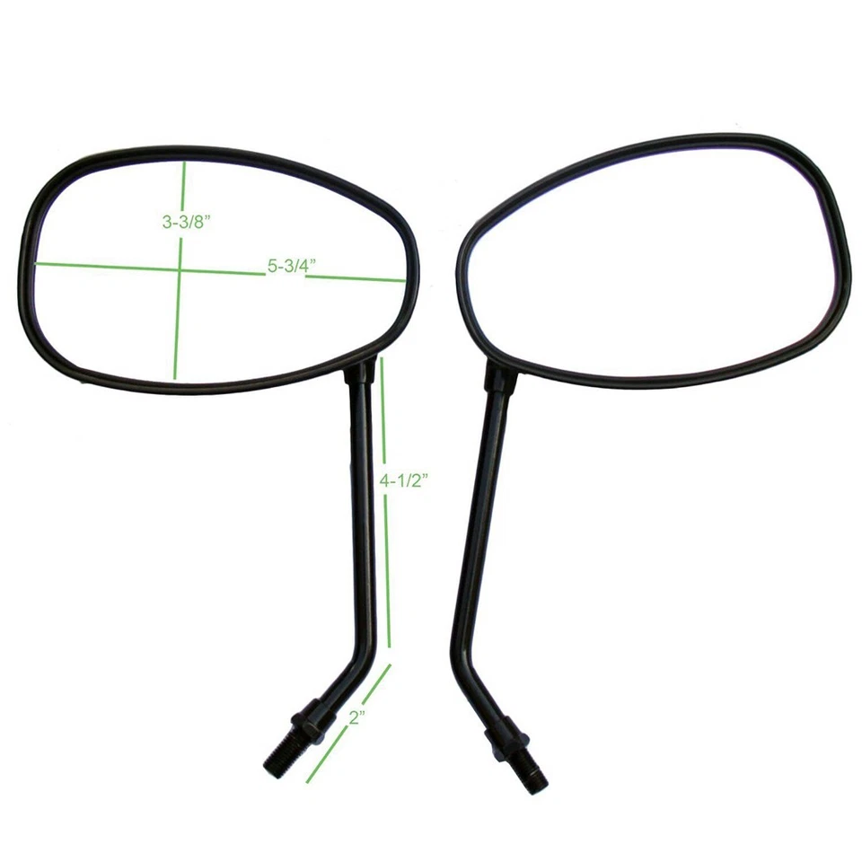 Espejos retrovisores de moto para Kawasaki Eliminator 1000 125 250HS 600 900 Foto 2 de 4