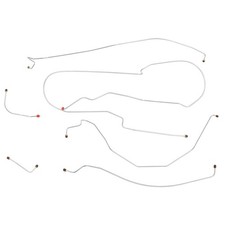 1962-64 Cadillac Eldorado Deville Complete Power Brake Line Set Kit Stainless