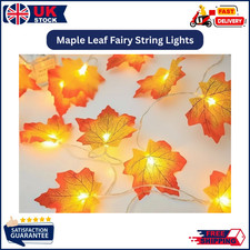 Clearance Sale! 3M 20 LED Maple Leaf Fairy String Lights – Autumn Decor