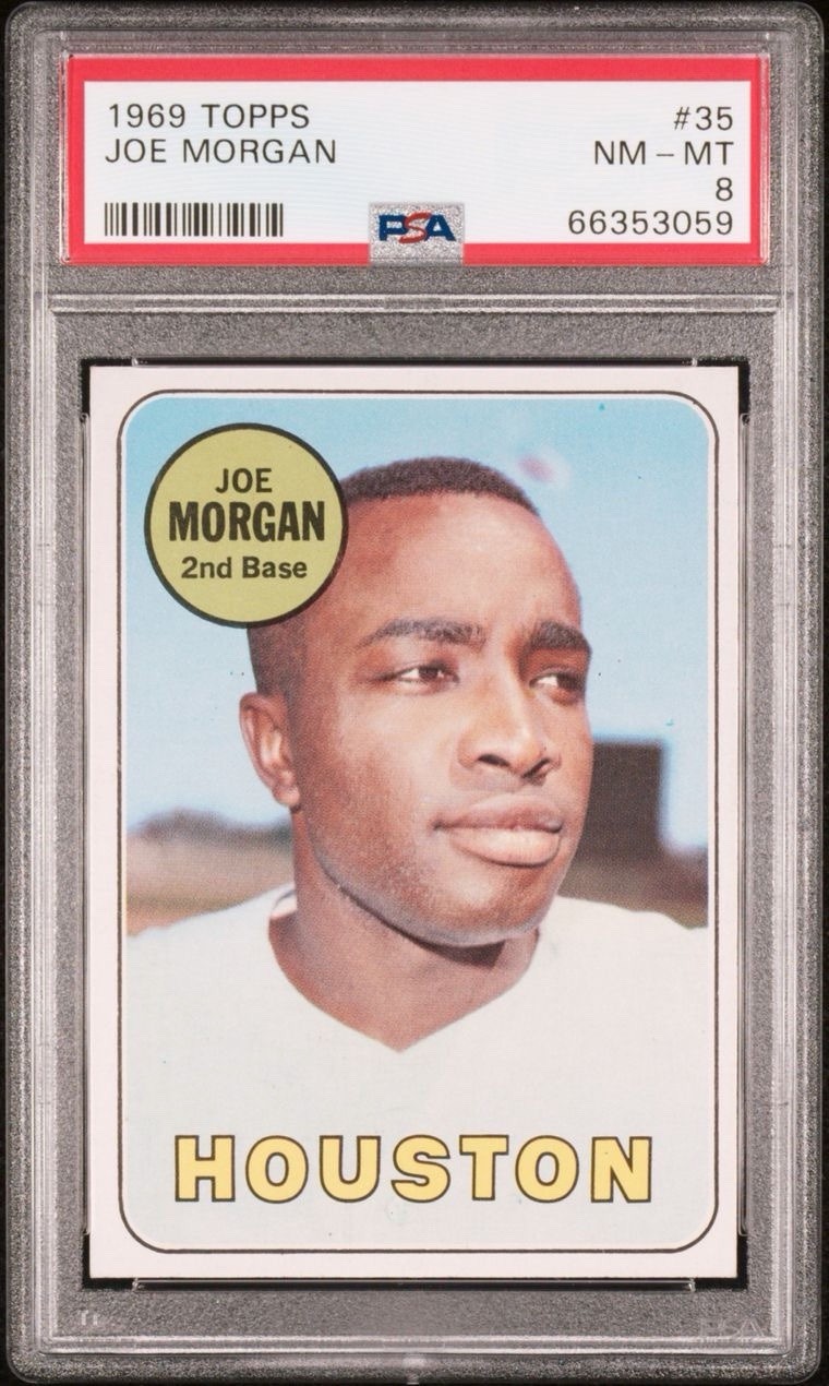 1969 Topps 35 Joe Morgan PSA 8 NM-MT Houston Astros