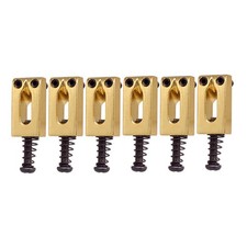 Zinklegierung E-Gitarre Tremolo Fixed Bridge String Sattel DIY Teile Gold