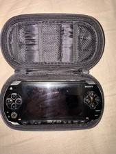 Sony PSP 1001 Black Handheld Console Working No Battery Case
