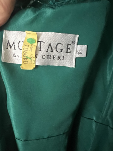 Montage by Mon Cheri Kleid für Brautmutter Gr. 18 Smaragd - Bild 4 von 6