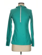 Layer 8 Women Green Pullover Hoodie S