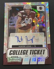 2021 Panini Contenders - Rookie Ticket Hunter Long #185 Cracked Ice Ticket /23