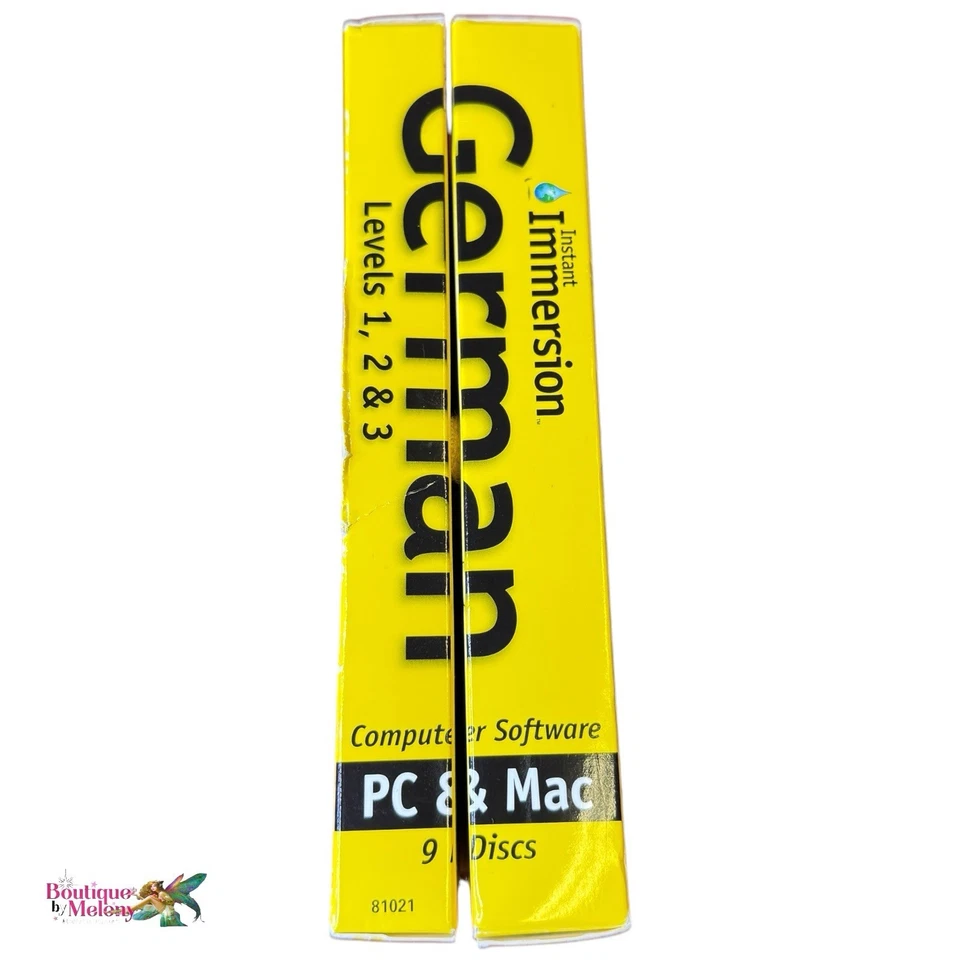 Instant Immersion German Levels 1, 2 & 3 PC & MAC Fun Easy to Use & Bonus CDs - Image 3 of 4