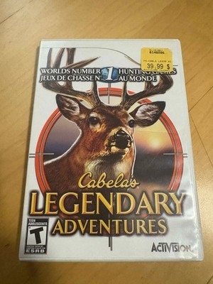 Cabela's Legendary Adventures (Nintendo Wii) - Complete CIB, TESTED AND WORKING