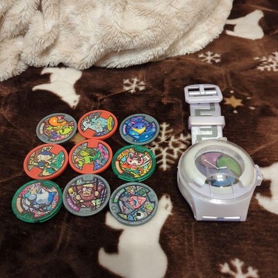YoKai Watch 2021 Version Timepiece Deluxe Bundle with 9 Medals Rare Set