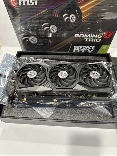 MSI GeForce RTX 3070 GAMING X TRIO 8GB Graphics Card ☆ Original Box Excellent ☆ - Afbeelding 5 van 17