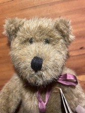 J.B. BEAN The Boyds Collection brown 10" teddy bear vintage