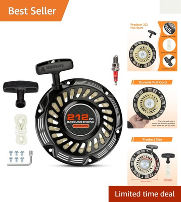 #ad High Quality Recoil Starter Assembly for Predator Engines with Essential Tools $29.86
