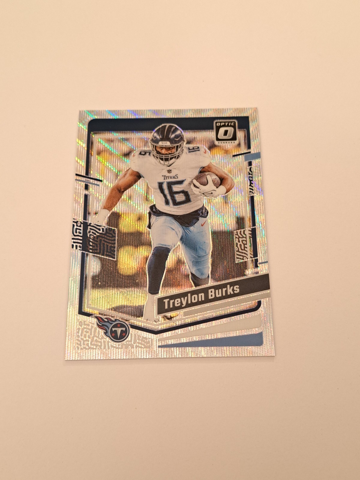 2023 Panini Donruss Optic Treylon Burks #/300 Wave Prizm 
