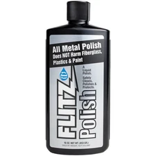 Flitz Multi Purpose Metal Polish Liquid - 16oz Bottle of USA-Made Tarnish Rem...