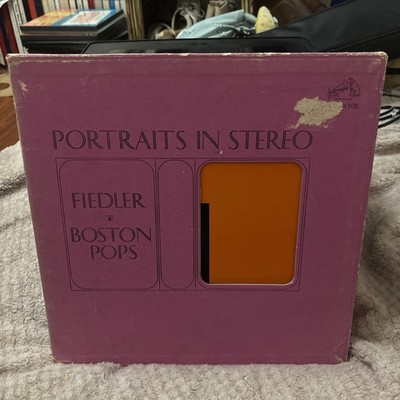 Portraits in Stereo Henry Mancini & Fiedler Boston Pops 10 LP Record Boxed Set