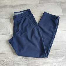 Under Armour Mens Tech Golf Pants Blue Size 32x30 Performance Lightweight
