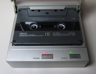 SONY BE-100 tested Metal Tape Eraser Vintage Cassette Demagnetizer