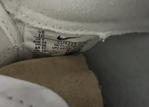 Nike Air Force 1 bianche SUPREME taglia 10 uomo con scatola - Foto 8 di 10