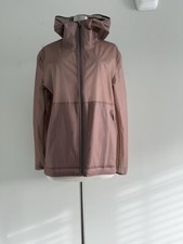 LULULEMON FULL ZIP HOOD ZIP POCKETS LIGHTWEIGHT WINDBREAKER JACKET SZ 6