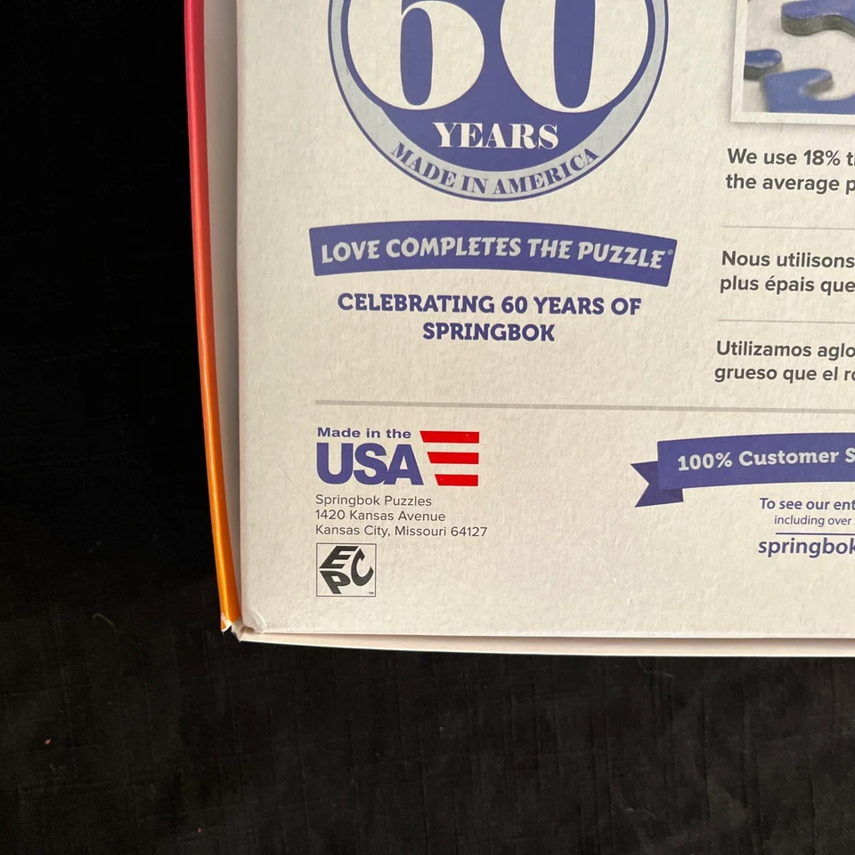 Complete “Classic Car Show" 1000 Pieces Jigsaw Puzzle From Springbok Made In USA - Image 3 of 4