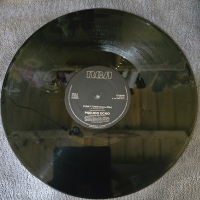 Pseudo Echo Funky Town UK 12'' Vinyl Record Single 1987 PT49706 RCA 45 VG+