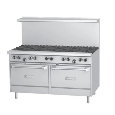 Garland U60-6G24RR U Series 60'' Gas Range 6 Burners, 2 Std. Ovens, 24'' Griddle