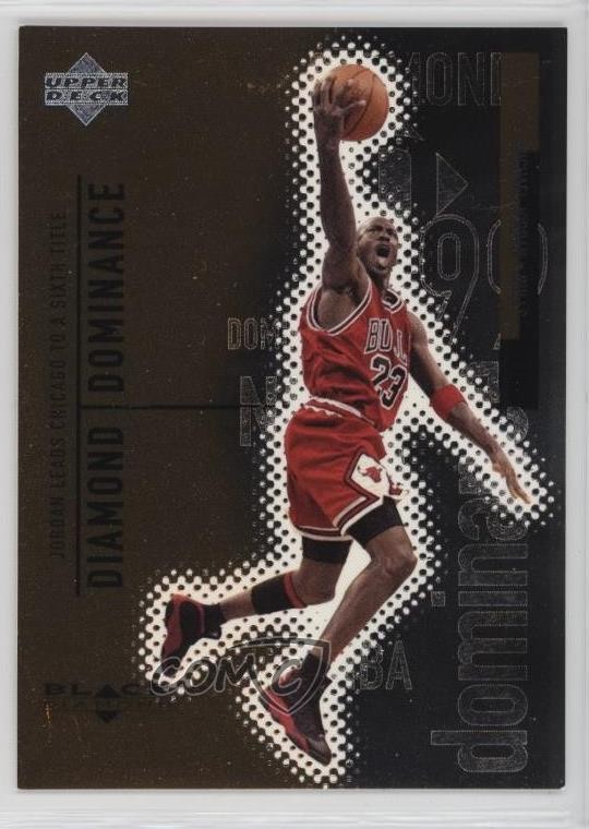 1998-99 Upper Deck Black Diamond Dominance 810/1000 Michael Jordan #D30 HOF 1x8