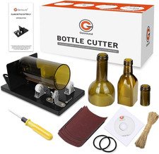 Bottle Cutter, Upgrade 2.1 Glass Bottle Cutter Glass Cuttting Machine for Round