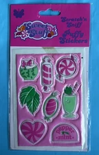Vintage Scratch'n'Sniff Stickers Peppermint  Butterfly Originals 
