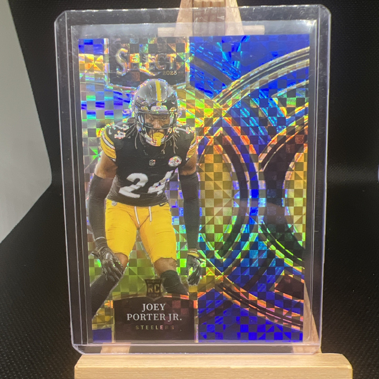 2023 Select Prizm Blue Refractor 179 Joey Porter Jr. Rookie /149 Steelers RC