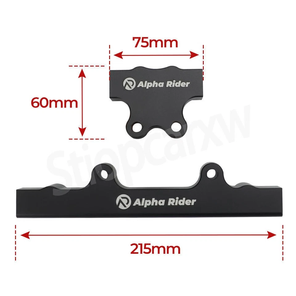 Billet EFI Fuel Rails for Mazda RX-7 TII 86-91 Rotary Series 4 & 5 13B Black US — 第 2/4 张图片