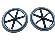 Quickie- Zippie Xcape Kids Wheelchair Pair Of Wheels Tires 37-451 20 x1 3/8