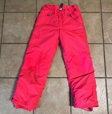 Champion Girl  s Snow/Ski Pants  Hot Pink  Size L 10-12  Adjustable Waist