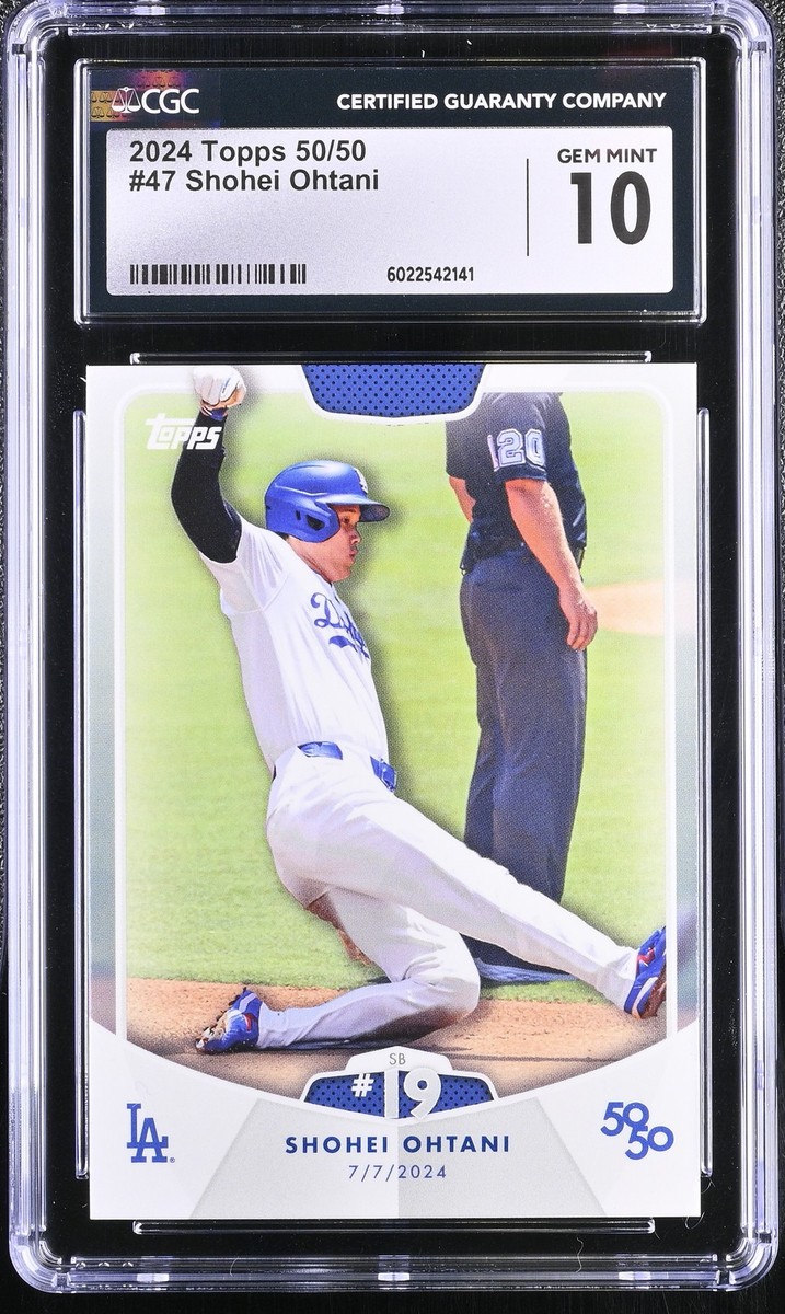 2024 Topps 50/50 Shohei Ohtani #47 Baseball CGC 10 | eBay