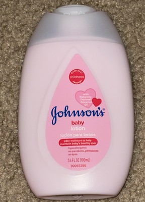 ''Johnson's Baby Lotion 3.4oz | Mild & Moisturizing with Coconut Oil |''Johnson's