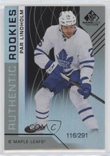 2018 Upper Deck SP Game Used Authentic Rookies Rainbow 116/291 Par Lindholm 02v3