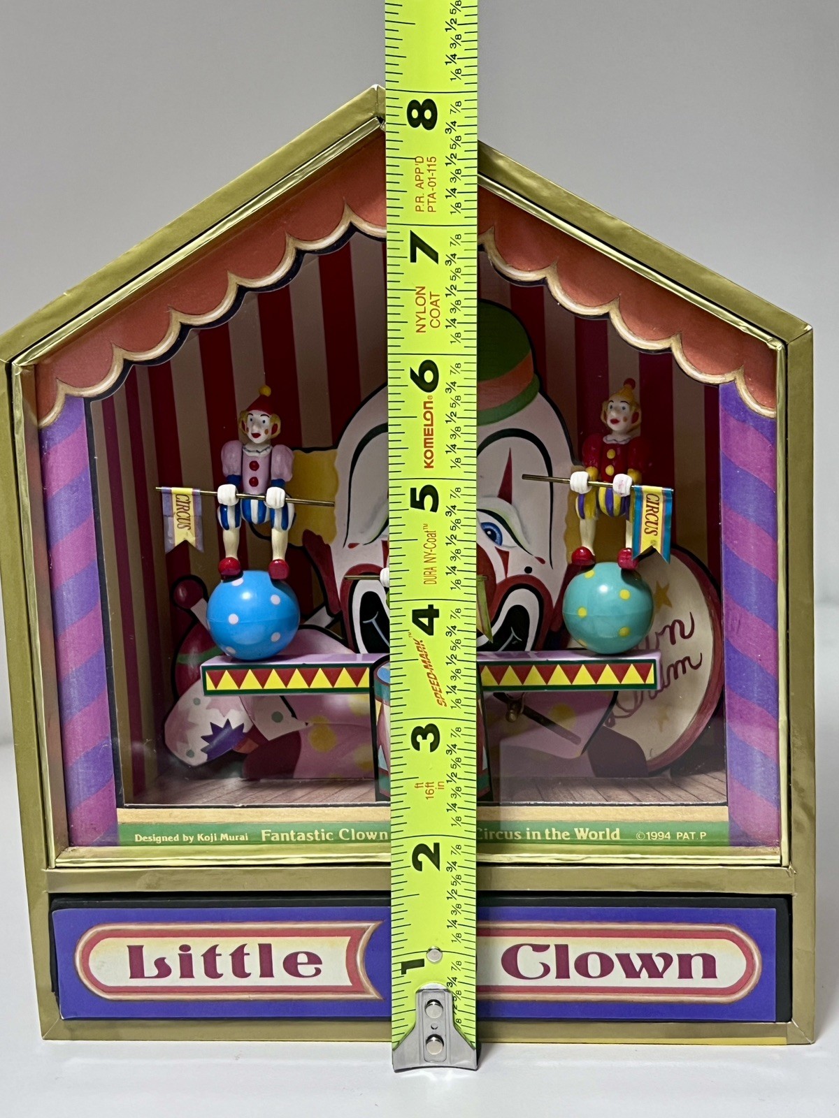 1994 Koji Murai Fantastic Little Clown - Circus SANKYO Animated Music Box Works
