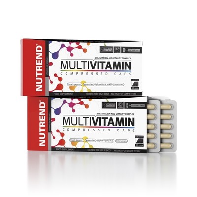 (182,46 EUR/kg) Nutrend Multivitamin Compressed Caps 60 Kapseln - NEU