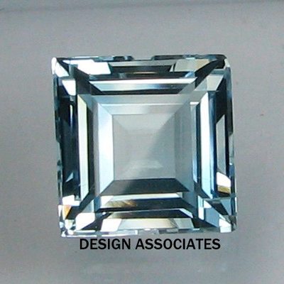 SKY BLUE TOPAZ 7.0 MM SQUARE CUT AAA (166774)