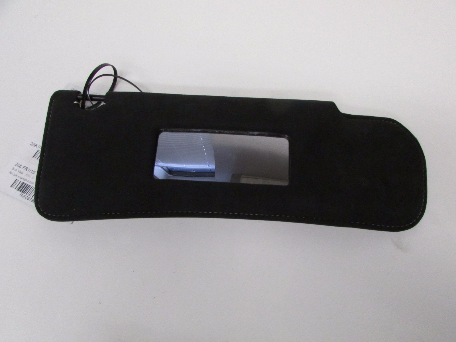 Ferrari 458 Italia, RH, Right Sun Visor, Blk w/ White Stitch, Used, P/N 82916300