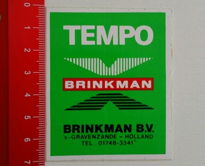 Aufkleber/Sticker: Tempo Brinkmann (030616182)